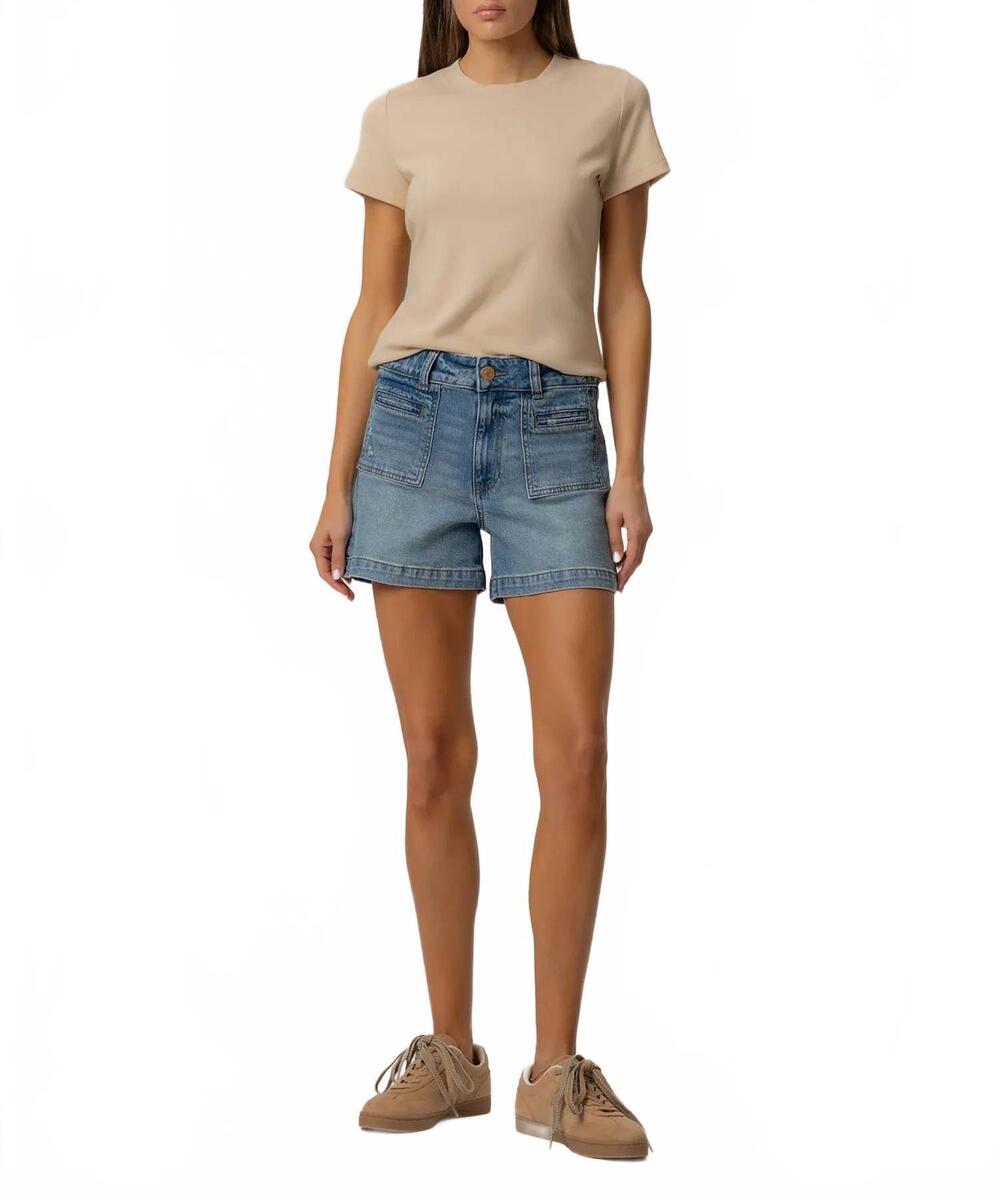 NEW KUT FROM THE KLOTH jane high rise denim shorts in vibes wash